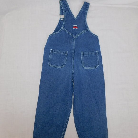 Mightymac Sports NHL Ottawa Senators Logo Toddler 3X Denim Overalls - Picture 6 of 8